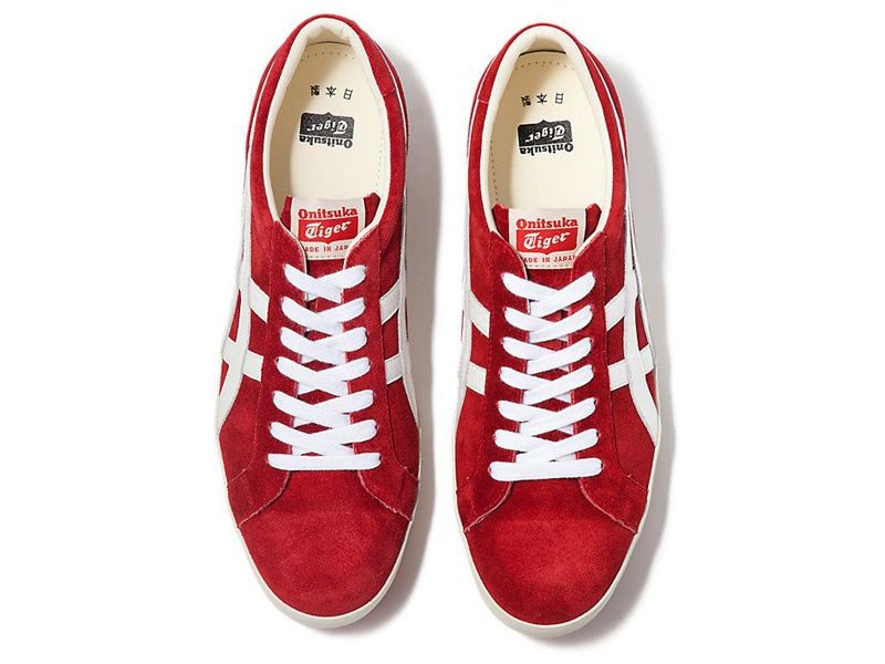 Men's Onitsuka Tiger Fabre Nm Sneakers Red | 4520-ZWCQJ