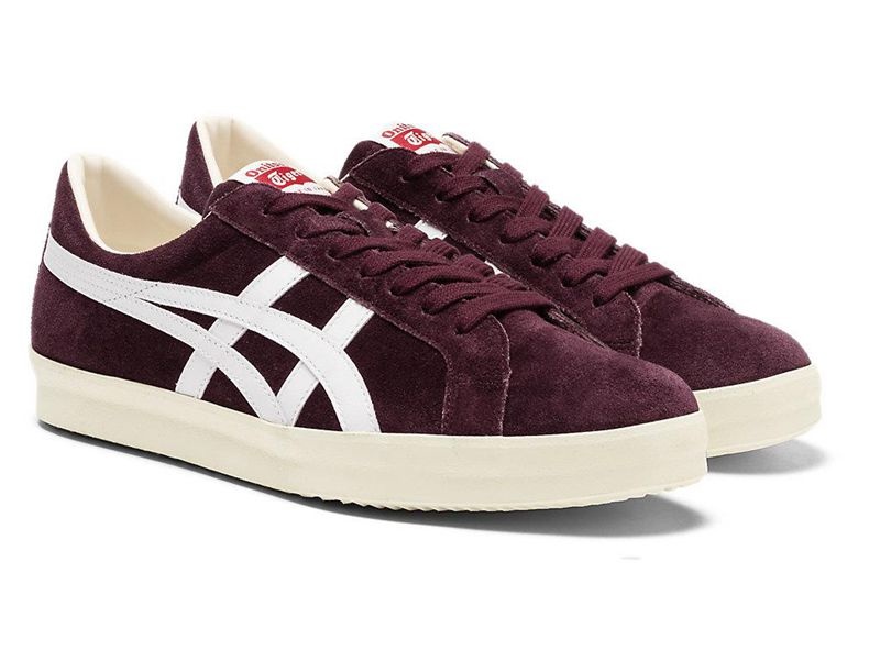 Men's Onitsuka Tiger Fabre Nm Sneakers Red | 9074-SJBIZ