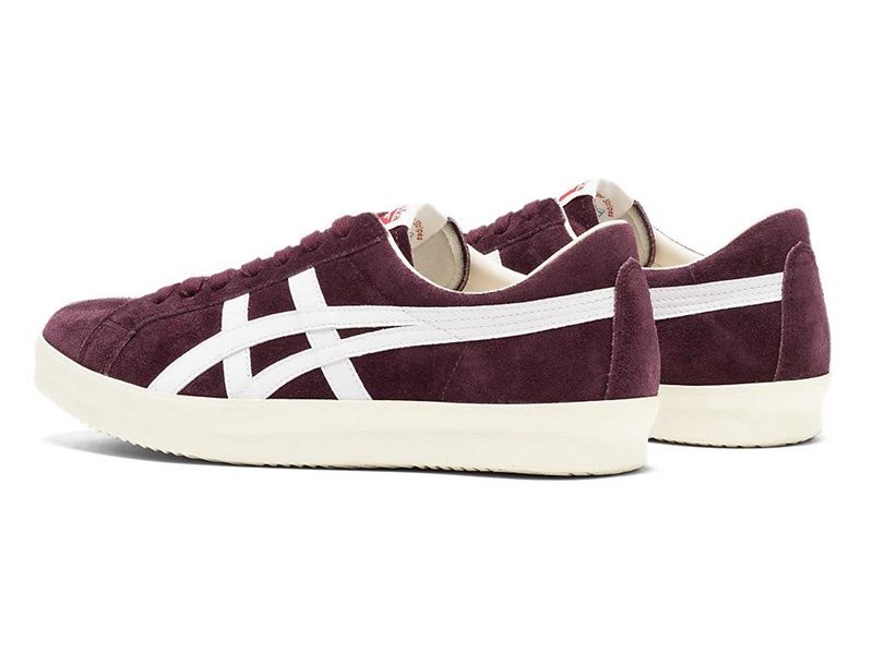 Men's Onitsuka Tiger Fabre Nm Sneakers Red | 9074-SJBIZ