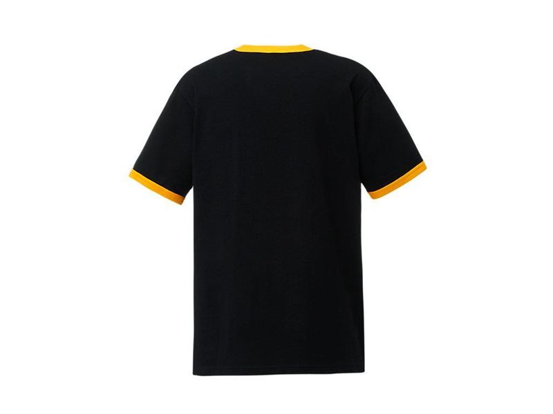 Men's Onitsuka Tiger Graphic T Shirts Black | 7564-GIBJD