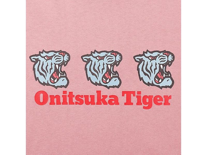 Men's Onitsuka Tiger Graphic T Shirts Pink | 0478-GCIQM