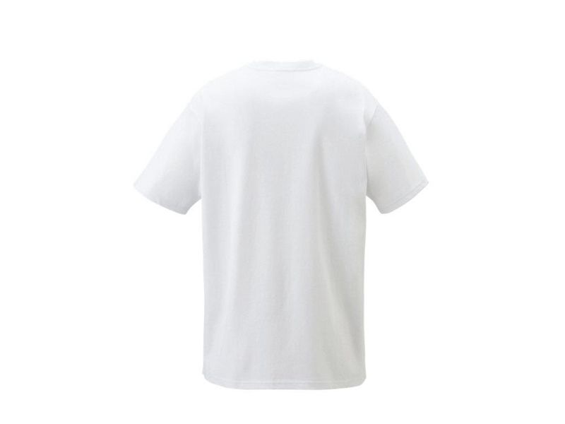 Men's Onitsuka Tiger Graphic T Shirts White | 2769-SUVEF