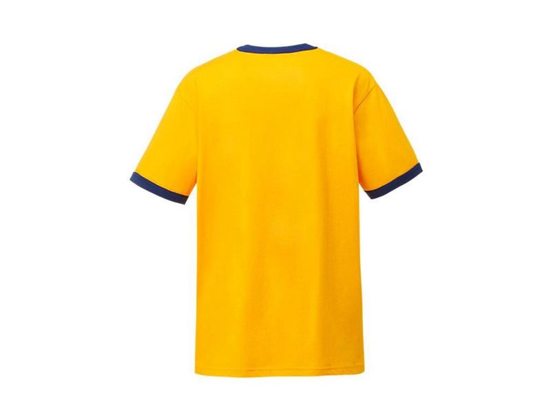 Men's Onitsuka Tiger Graphic T Shirts Yellow | 7042-OGPAF