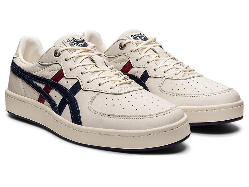 Men's Onitsuka Tiger Gsm Sd Sneakers White | 3268-LRMHJ