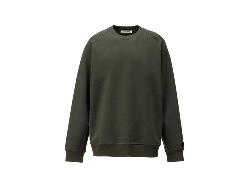 Men's Onitsuka Tiger Ls Top Sweater Green | 8469-ENCAV