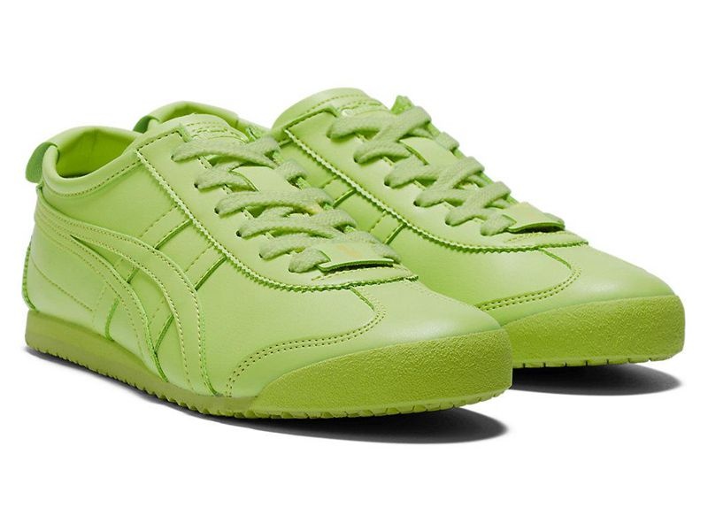 Men's Onitsuka Tiger Mexico 66 Cactful Sneakers Green | 0471-XSLEW