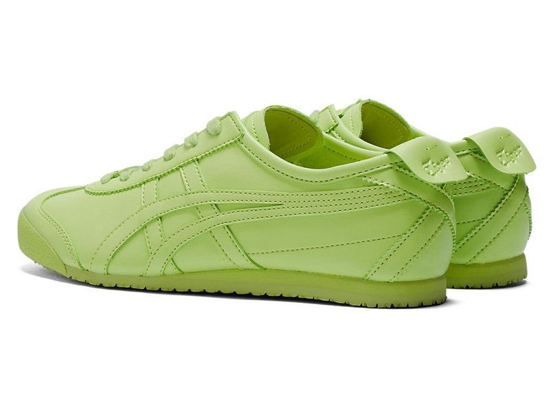 Men's Onitsuka Tiger Mexico 66 Cactful Sneakers Green | 0471-XSLEW