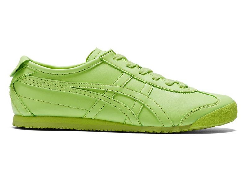 Men\'s Onitsuka Tiger Mexico 66 Cactful Sneakers Green | 0471-XSLEW