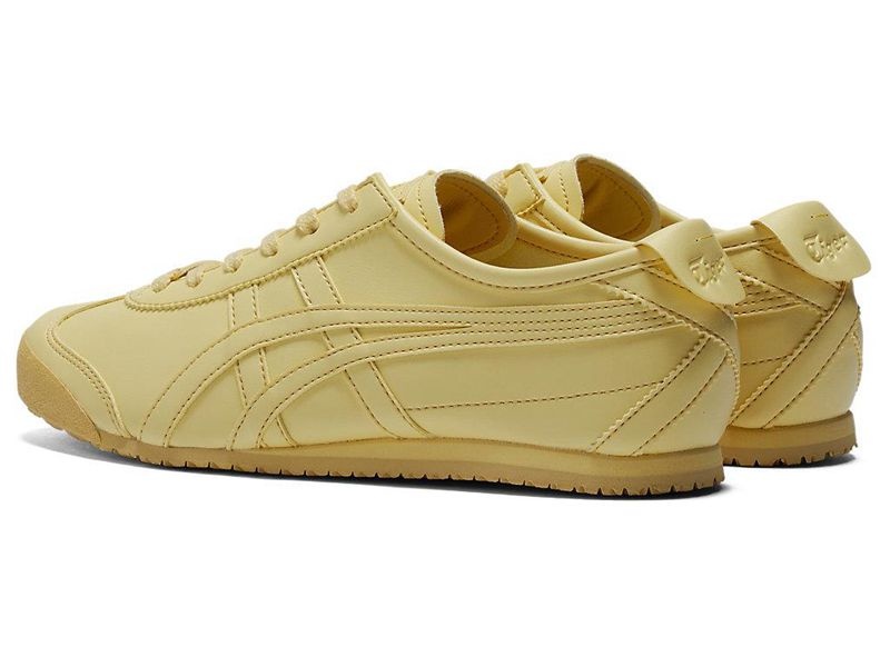 Men's Onitsuka Tiger Mexico 66 Cactful Sneakers Yellow | 6725-RYGUQ