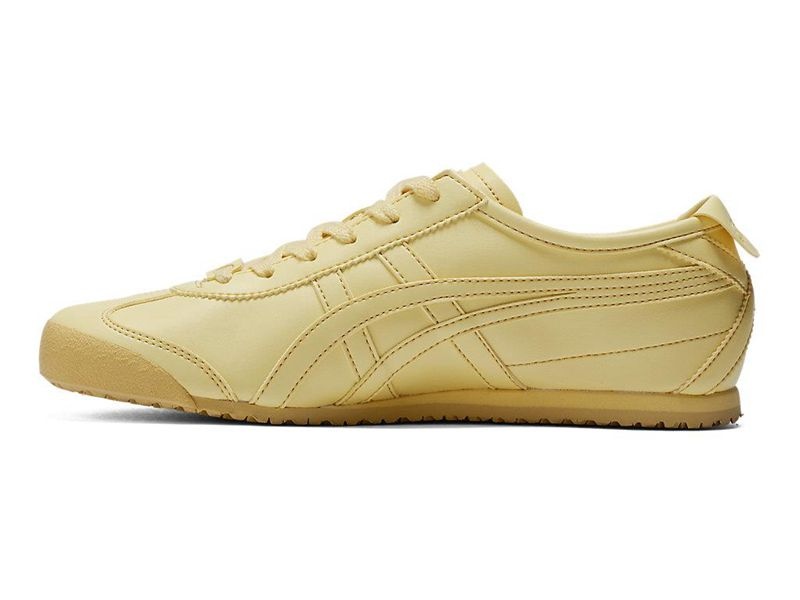 Men's Onitsuka Tiger Mexico 66 Cactful Sneakers Yellow | 6725-RYGUQ