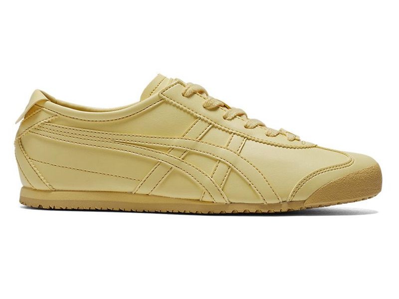 Men\'s Onitsuka Tiger Mexico 66 Cactful Sneakers Yellow | 6725-RYGUQ