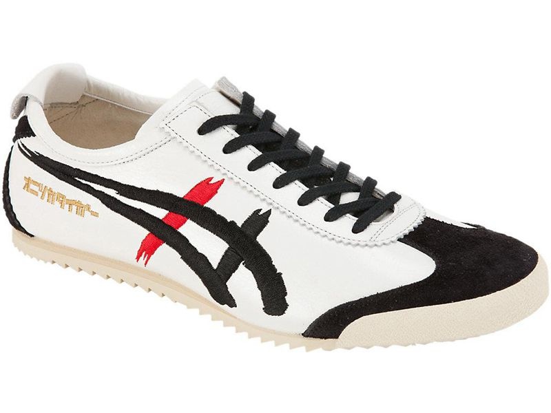 Men's Onitsuka Tiger Mexico 66 Deluxe Sneakers White | 9820-JFIQM