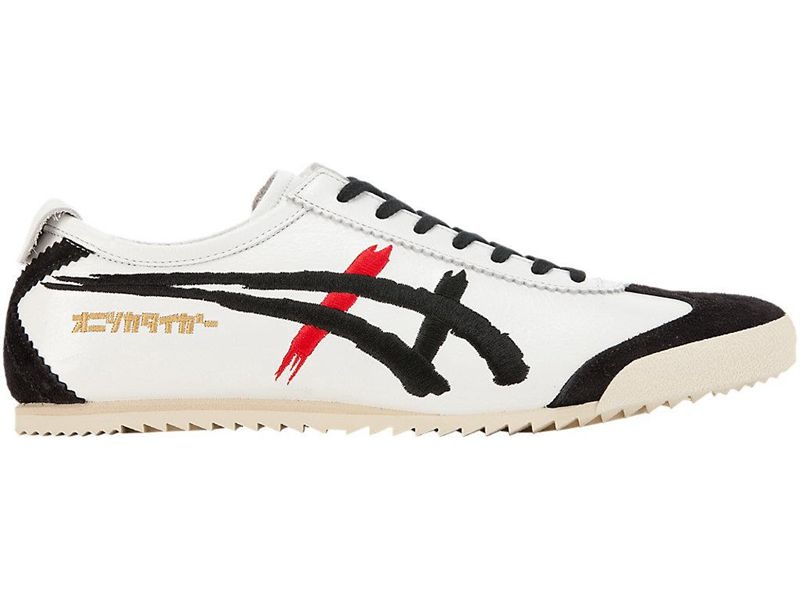 Men\'s Onitsuka Tiger Mexico 66 Deluxe Sneakers White | 9820-JFIQM