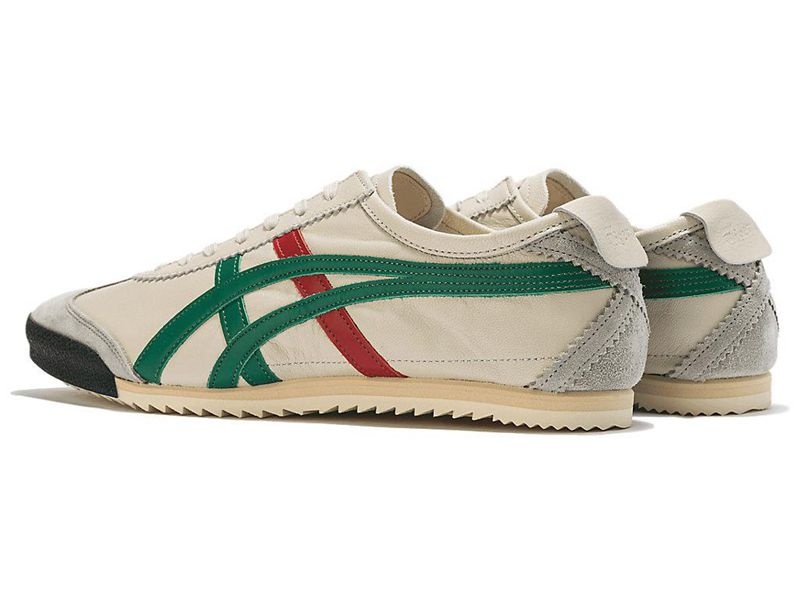 Men's Onitsuka Tiger Mexico 66 Deluxe Sneakers White | 1092-UHQSD