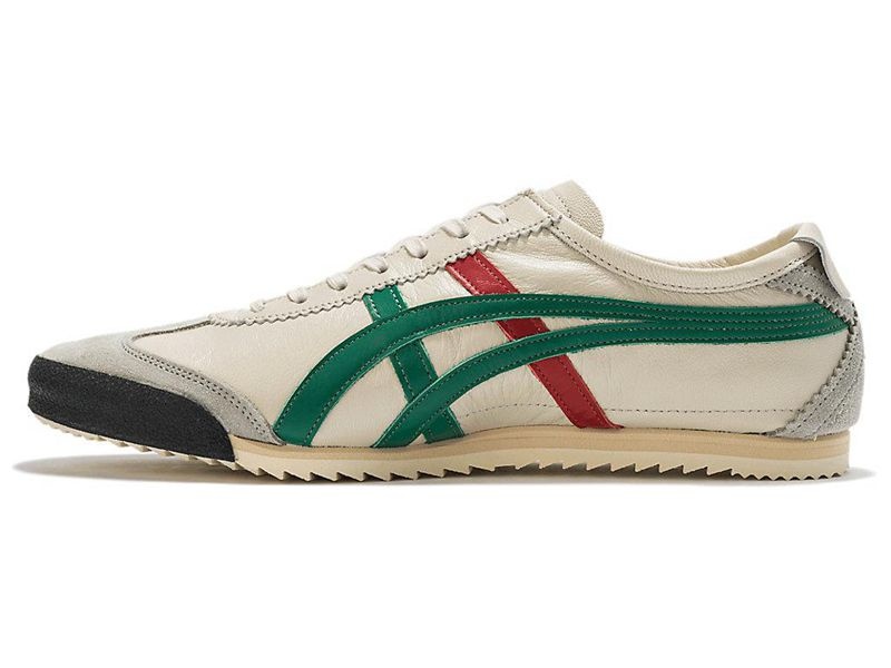 Men's Onitsuka Tiger Mexico 66 Deluxe Sneakers White | 1092-UHQSD