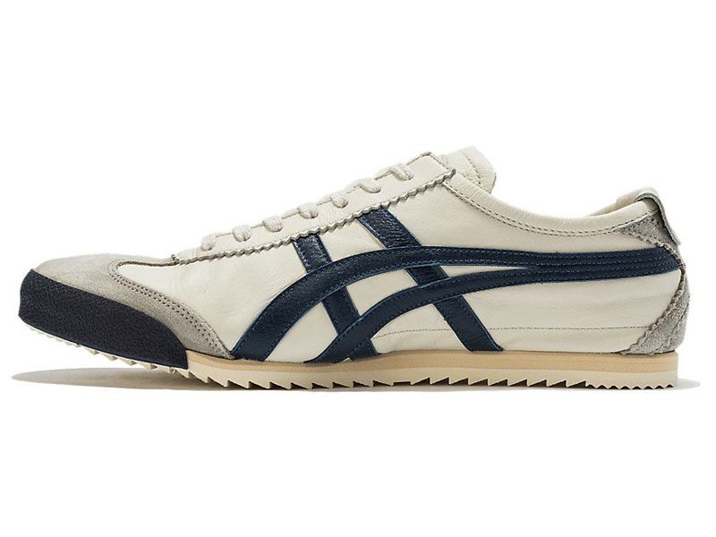 Men's Onitsuka Tiger Mexico 66 Deluxe Sneakers White | 5628-UHQGM