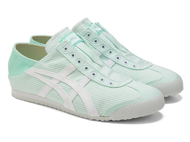 Men's Onitsuka Tiger Mexico 66® Paraty Sneakers Green | 1523-GBPIJ