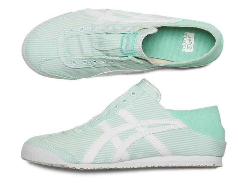 Men's Onitsuka Tiger Mexico 66® Paraty Sneakers Green | 1523-GBPIJ