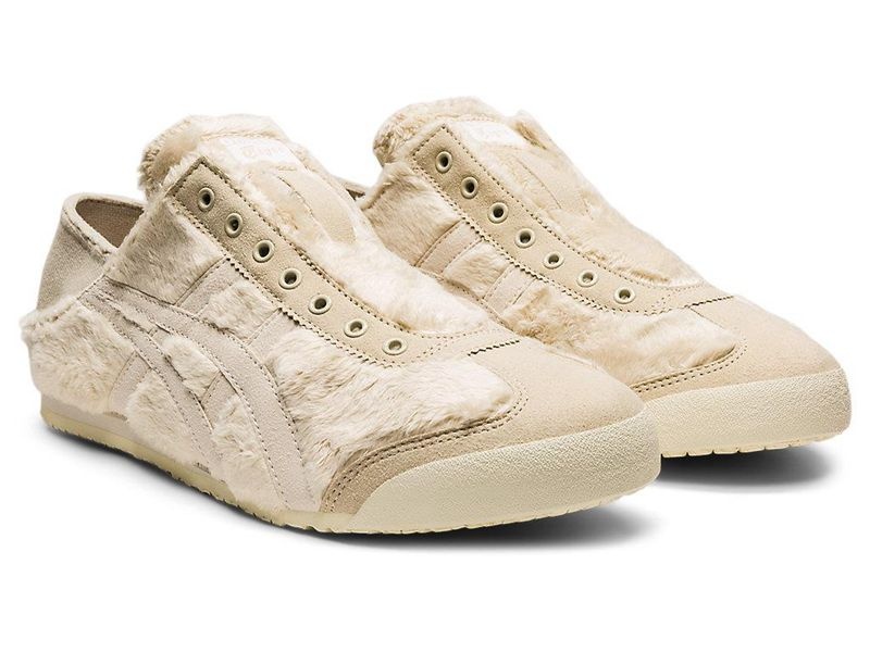 Men's Onitsuka Tiger Mexico 66 Paraty Sneakers Beige | 3859-YIXJP