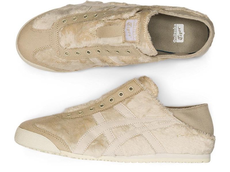 Men's Onitsuka Tiger Mexico 66 Paraty Sneakers Beige | 3859-YIXJP