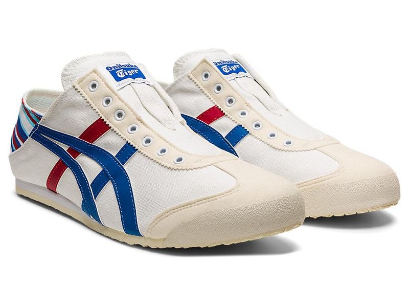 Men's Onitsuka Tiger Mexico 66 Paraty Sneakers White | 4857-CDOSG