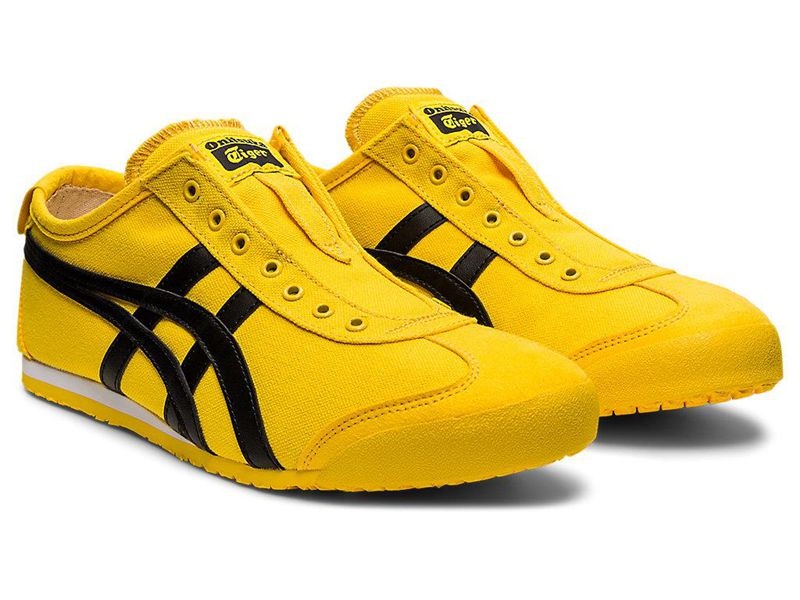 Men's Onitsuka Tiger Mexico 66® Slip-on Sneakers Yellow | 6517-QRFYN