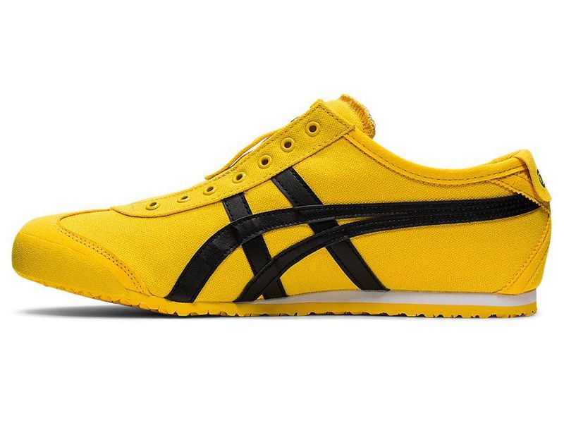 Men's Onitsuka Tiger Mexico 66® Slip-on Sneakers Yellow | 6517-QRFYN