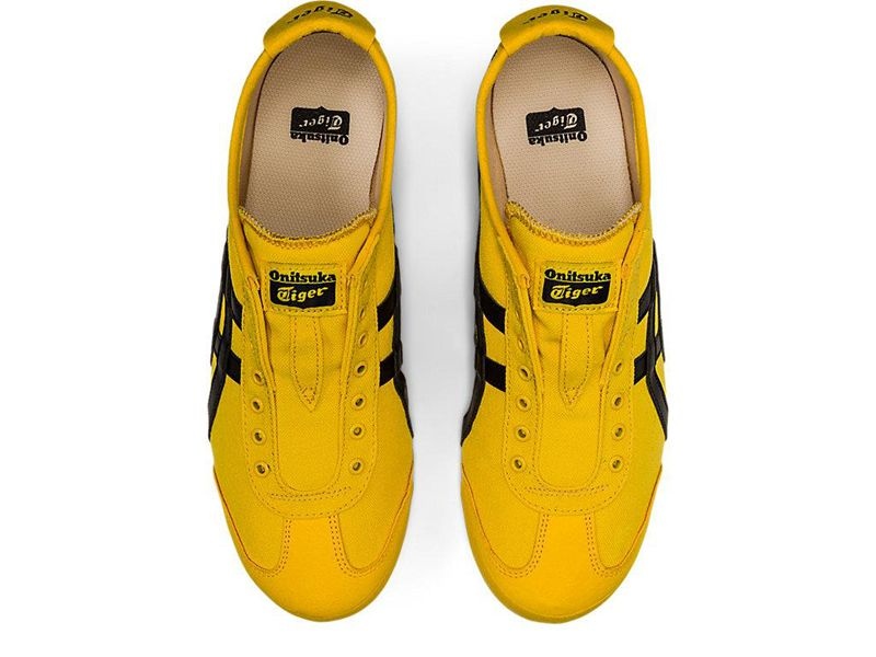 Men's Onitsuka Tiger Mexico 66® Slip-on Sneakers Yellow | 6517-QRFYN