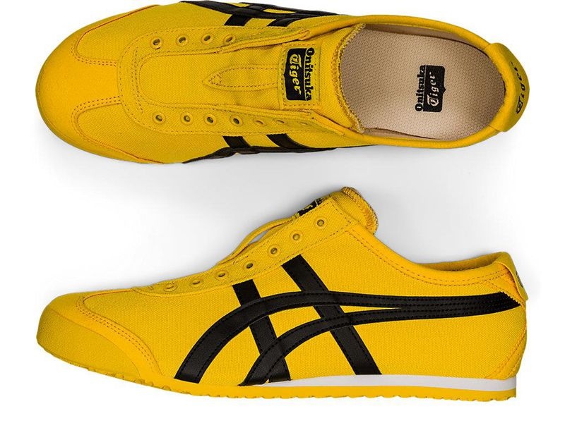 Men's Onitsuka Tiger Mexico 66® Slip-on Sneakers Yellow | 6517-QRFYN