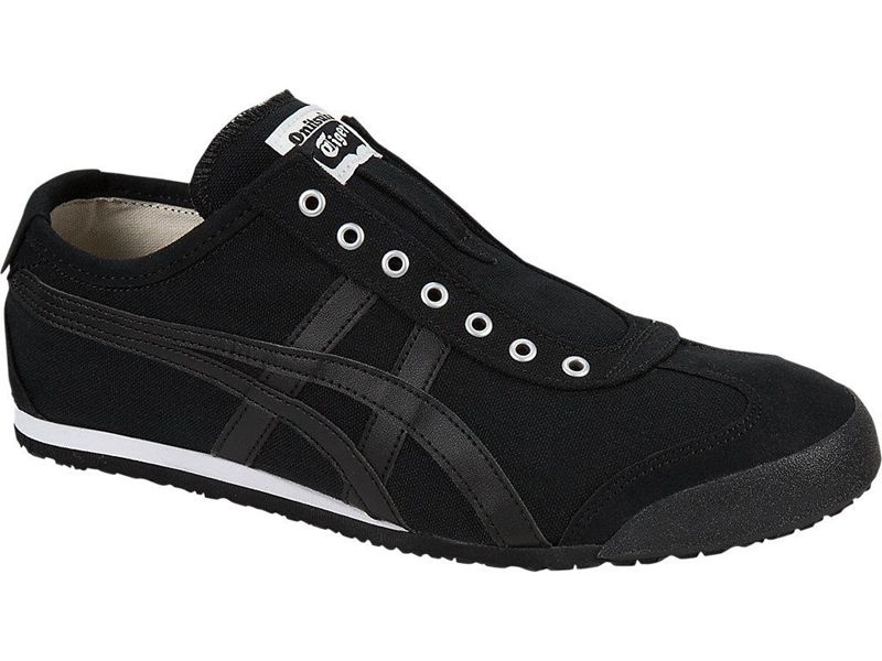 Men's Onitsuka Tiger Mexico 66® Slip-on Sneakers Black | 2405-BCLZG