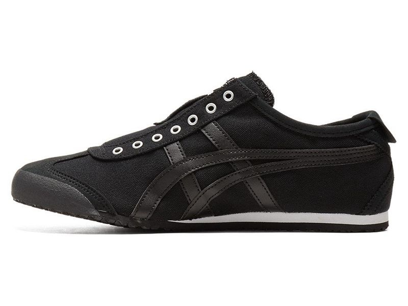 Men's Onitsuka Tiger Mexico 66® Slip-on Sneakers Black | 2405-BCLZG