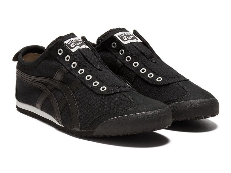 Men's Onitsuka Tiger Mexico 66® Slip-on Sneakers Black | 2405-BCLZG