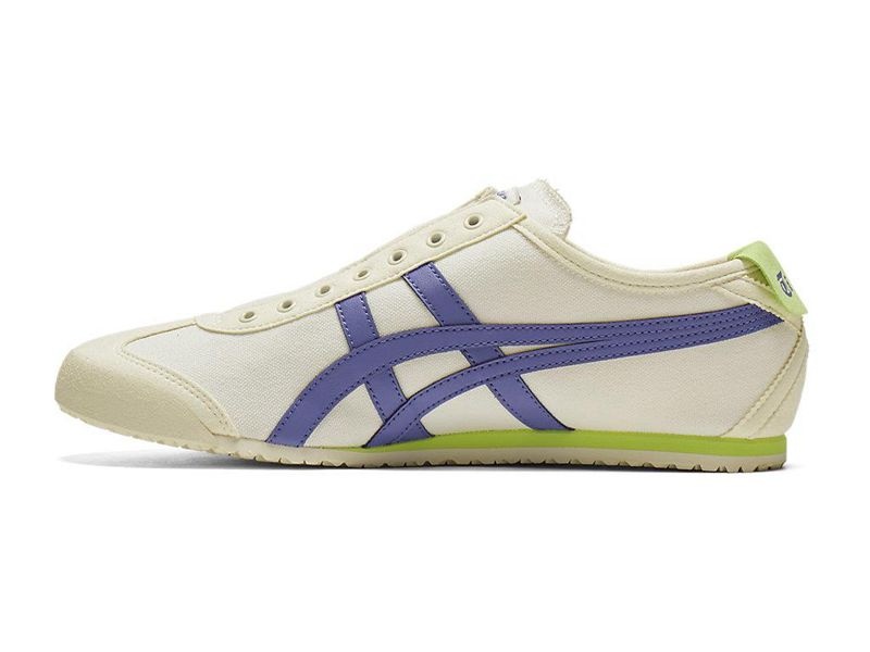 Men's Onitsuka Tiger Mexico 66 Slip-on Sneakers White | 9120-SHRIO