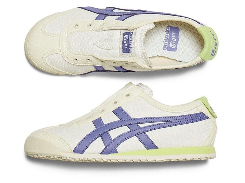 Men's Onitsuka Tiger Mexico 66 Slip-on Sneakers White | 9120-SHRIO