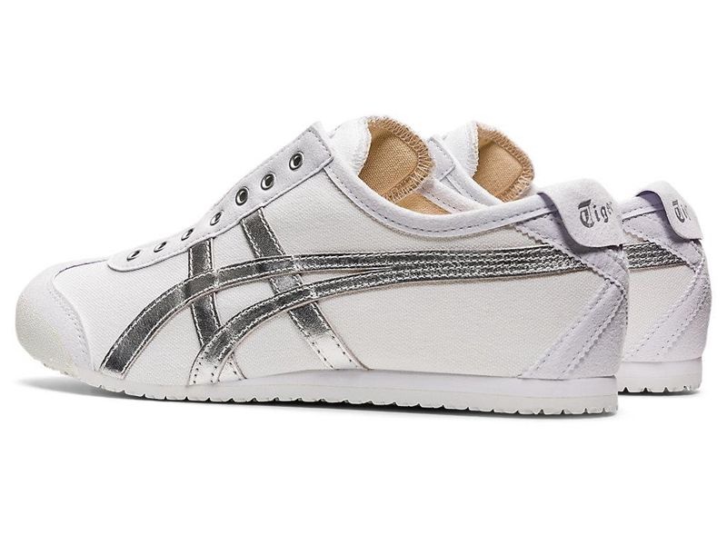 Men's Onitsuka Tiger Mexico 66 Slip-on Sneakers White | 0563-IVNJP