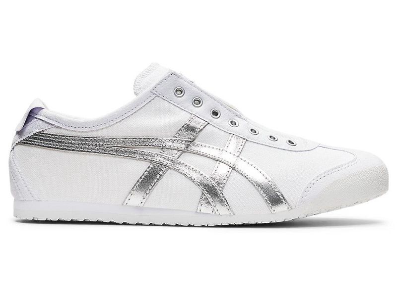 Men\'s Onitsuka Tiger Mexico 66 Slip-on Sneakers White | 0563-IVNJP