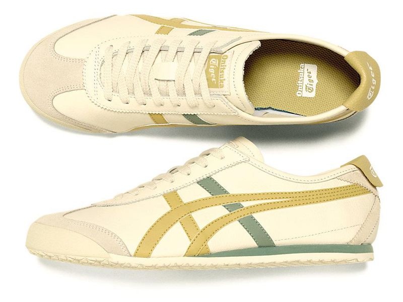 Men's Onitsuka Tiger Mexico 66 Sneakers Beige | 2681-HAPWE