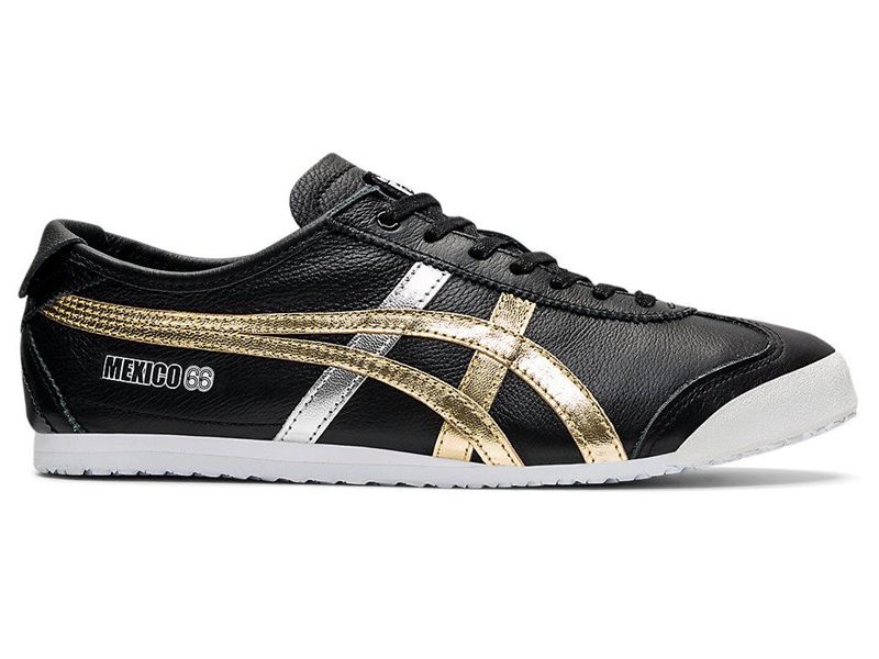 Men\'s Onitsuka Tiger Mexico 66 Sneakers Black | 9287-BRNXK