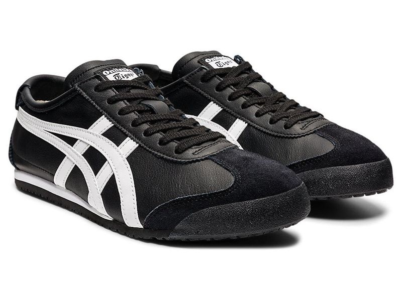 Men's Onitsuka Tiger Mexico 66 Sneakers Black | 9186-ZAENQ