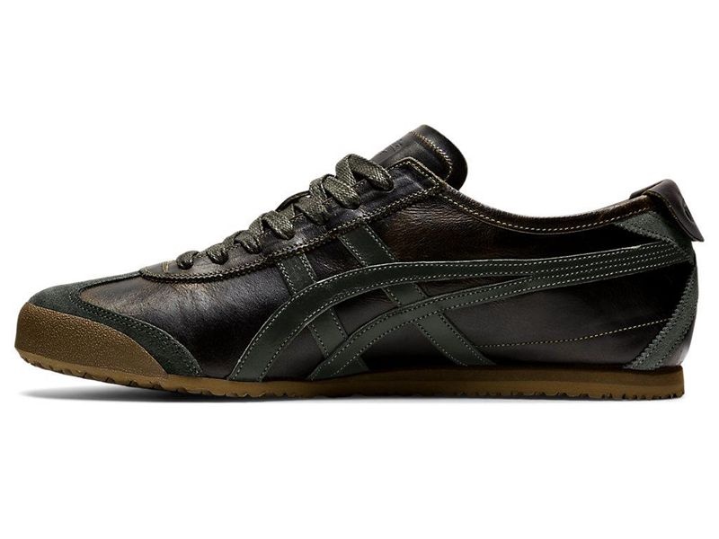 Men's Onitsuka Tiger Mexico 66 Sneakers Green | 9541-KIDBZ