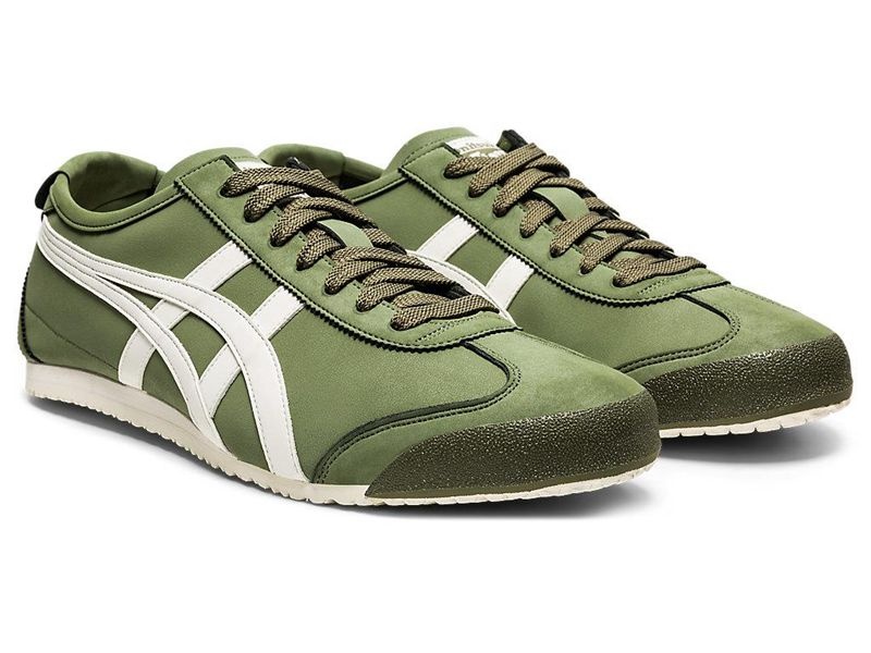 Men's Onitsuka Tiger Mexico 66 Sneakers Green | 7213-JWIGO