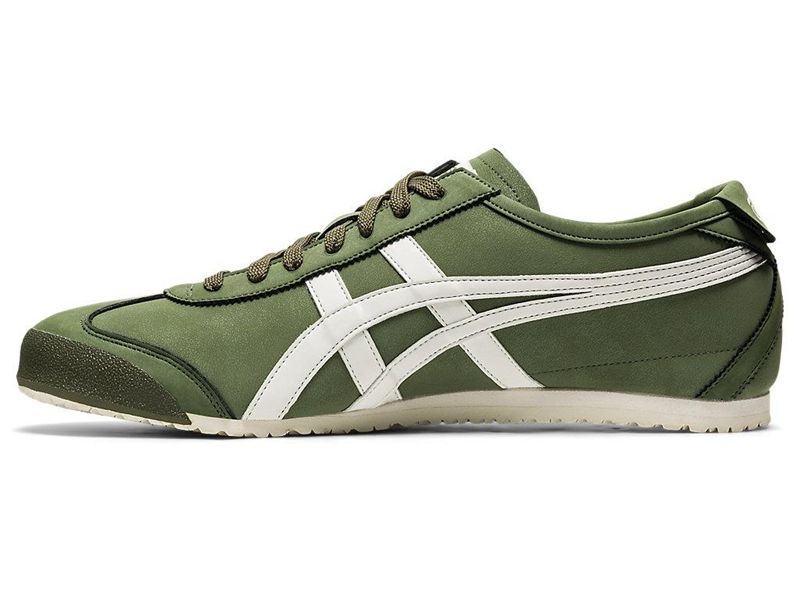 Men's Onitsuka Tiger Mexico 66 Sneakers Green | 7213-JWIGO