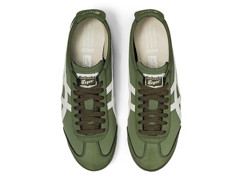 Men's Onitsuka Tiger Mexico 66 Sneakers Green | 7213-JWIGO