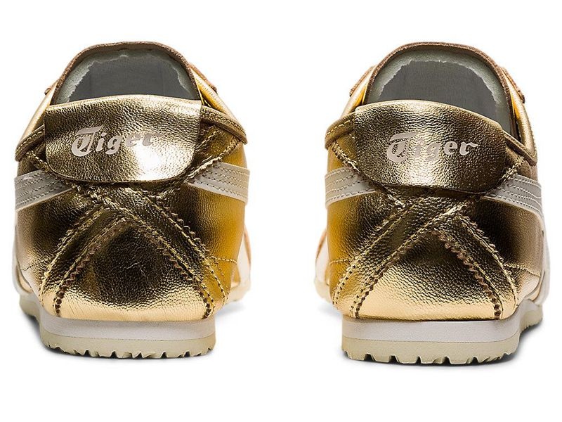 Men's Onitsuka Tiger Mexico 66® Sneakers Gold | 6193-IPEYQ