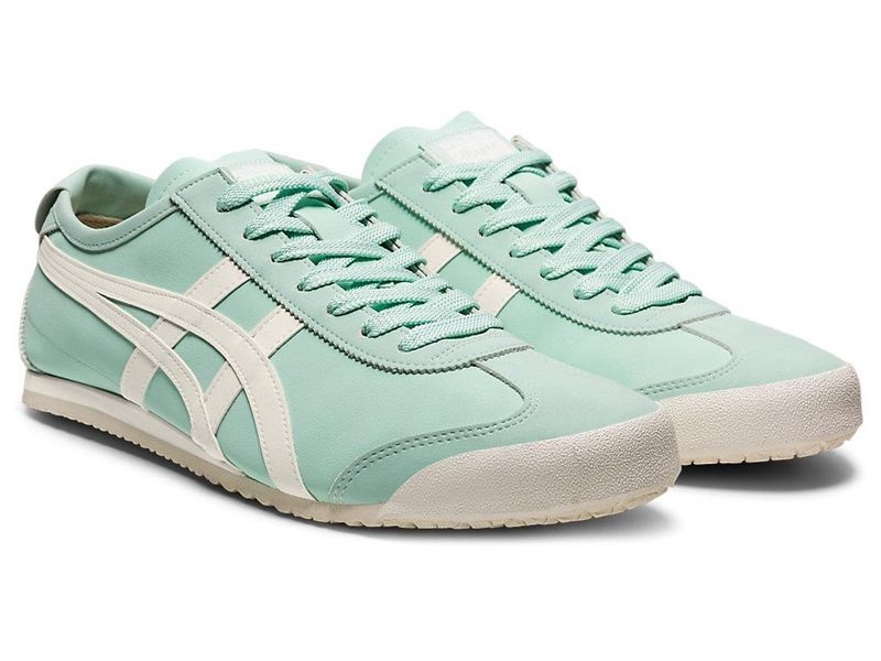 Men's Onitsuka Tiger Mexico 66 Sneakers Green | 8540-ZYDCF