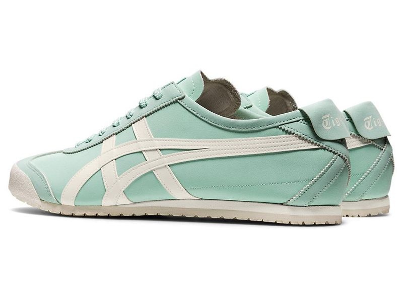 Men's Onitsuka Tiger Mexico 66 Sneakers Green | 8540-ZYDCF