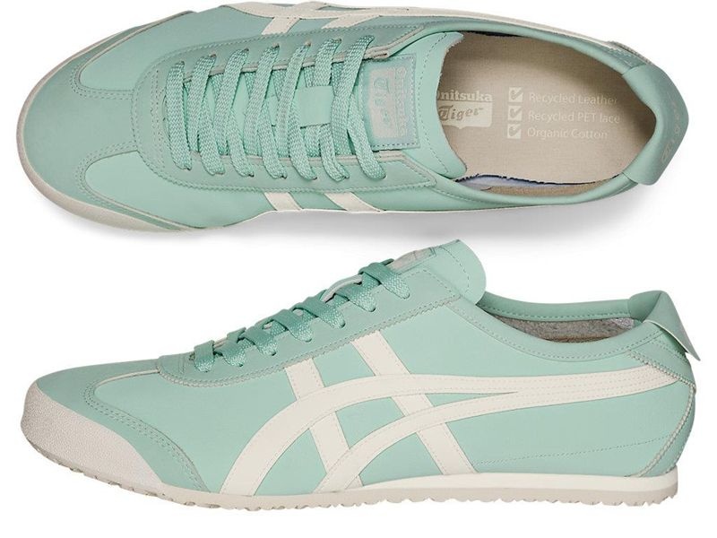 Men's Onitsuka Tiger Mexico 66 Sneakers Green | 8540-ZYDCF