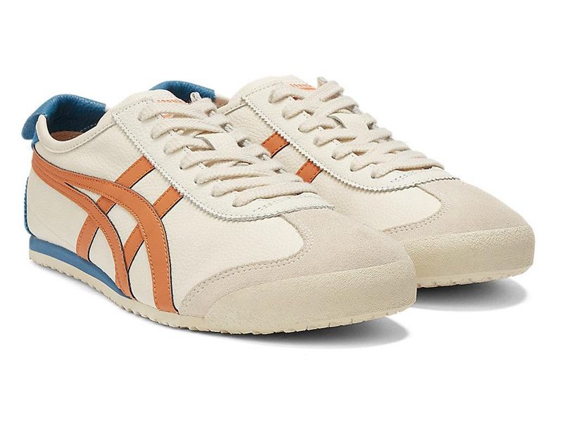 Men's Onitsuka Tiger Mexico 66 Sneakers White | 3796-CSHVJ