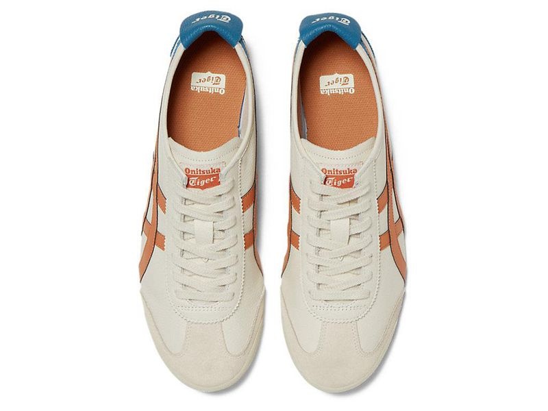 Men's Onitsuka Tiger Mexico 66 Sneakers White | 3796-CSHVJ