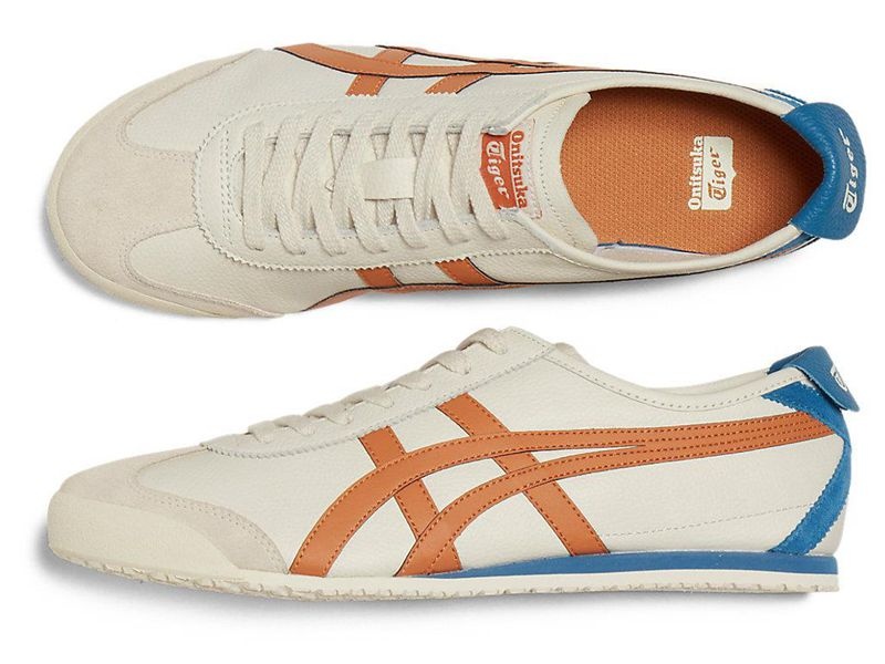 Men's Onitsuka Tiger Mexico 66 Sneakers White | 3796-CSHVJ